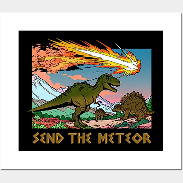 Send The Meteor Wall Art by Travis ★★★★★